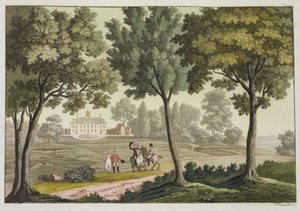 Casa de Washington en Mount Vernon, de 
